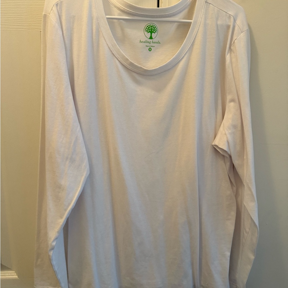 Healing Hands White Women's Top